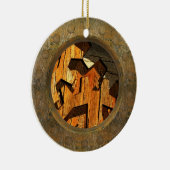 stoompunk klokken keramisch ornament (Rechts)