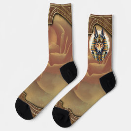 Stoompunk portret van Anubis vos Sokken