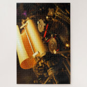 stoompunk schrijfmachine puzzel legpuzzel (Verticaal)