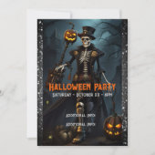 Stoompunk Skelet Kaart (Voorkant)