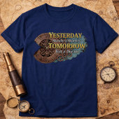 StoomPunk Tijdmachine - Gisteren & Morgen Marinebl T-shirt