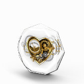 Stoompunkhart met een manometer fotoblokken (Rechts)