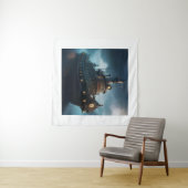 stoompunksleepboot wandkleed (In Situ (horizontaal))