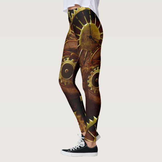 Stoompunktandwielen en -buizen met afbuigingstange leggings (Links)