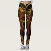 Stoompunktandwielen en -buizen met afbuigingstange leggings (Voorkant)