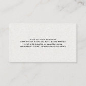 Stoomreiniger | Schoonmaakdiensten Visitekaartje (Achterkant)