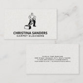Stoomreiniger | Schoonmaakdiensten Visitekaartje (Voorkant / Achterkant)