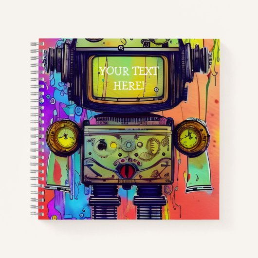 Stoomrobot Notitieboek (Voorkant)