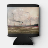 Stoomschip Louise 1800s Blikjeskoeler (Achterkant)