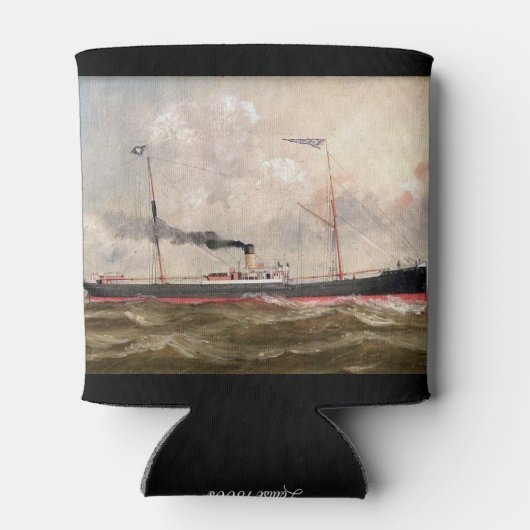 Stoomschip Louise 1800s Blikjeskoeler (Achterkant)