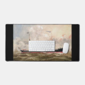 Stoomschip Louise 1800s Bureaumat (Keyboard & Muis)