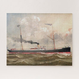 Stoomschip Louise 1800s Legpuzzel