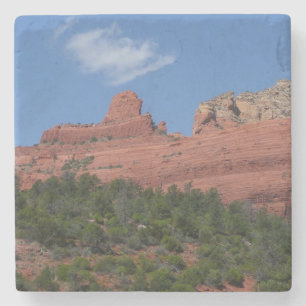 Stoomschip-rots in Sedona Arizona-fotografie Stenen Onderzetter
