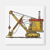 Stoomschop Digger constructie magneten (Voorkant)