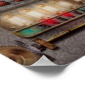 Stoomstempel - De vreugde van technologie Poster (Hoek)