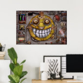 Stoomstempel - De vreugde van technologie Poster (Thuiskantoor)