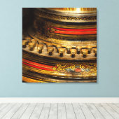 Stoomstempel - Doodschrijver Canvas Afdruk (Insitu (Houten vloer))
