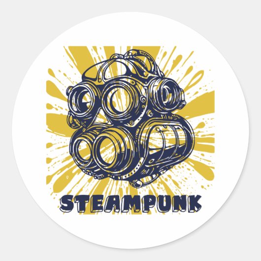 Stoomsticker – Vintage Kunst Sticker (Voorkant)