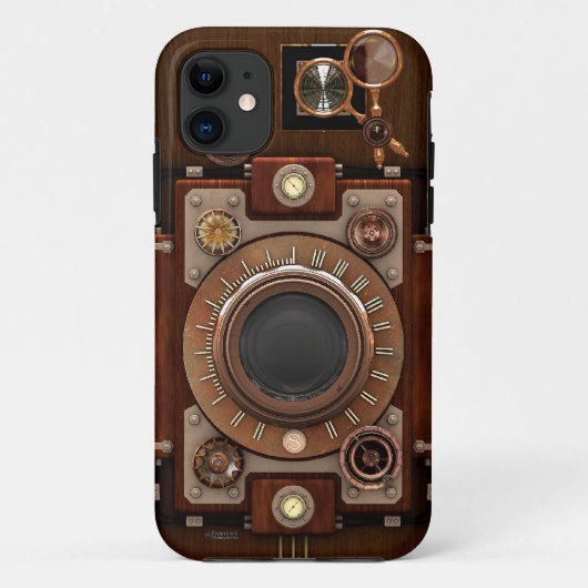 Stoomstijl antieke camera Case-Mate iPhone case (Achterkant)