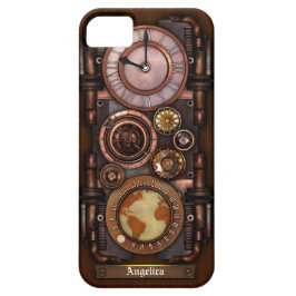 Stoomstijl antieke tijdmeter #1B Case-Mate iPhone Case