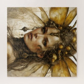 Stoomstijl Bij Insect Vrouw Legpuzzel (Horizontaal)