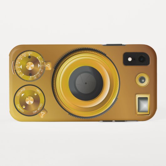 Stoomstijl Camera Case-Mate iPhone Case (Achterkant (horizontaal))