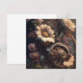 Stoomstijl deur met witte bloemen (Voorkant / Achterkant)