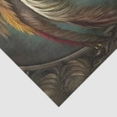 Stoomstijl Eend – Whimsical Vintage Decoupage Tissuepapier (Detail)