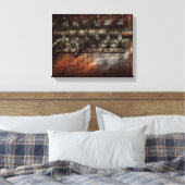 Stoomstijl - Gemotoriseerd Canvas Afdruk (Insitu (Slaapkamer))