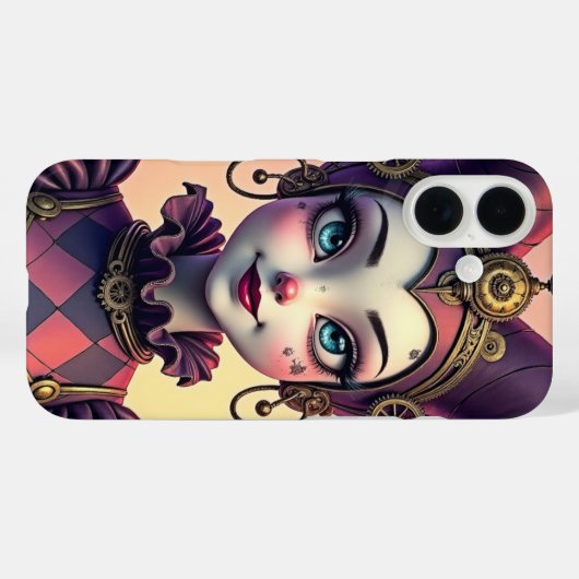 Stoomstijl Harlekijn Case-Mate iPhone Case (Achterkant (horizontaal))