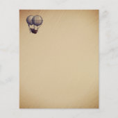 Stoomstijl-hete luchtballonnen met schip (Voorkant)