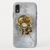 Stoomstijl hoofd met manometer Case-Mate iPhone case (Achterkant)