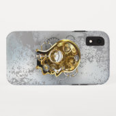 Stoomstijl hoofd met manometer Case-Mate iPhone case (Achterkant (horizontaal))