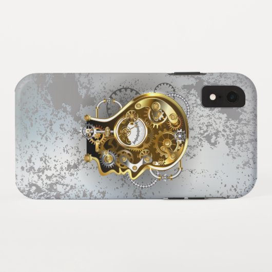 Stoomstijl hoofd met manometer Case-Mate iPhone case (Achterkant (horizontaal))