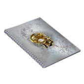 Stoomstijl hoofd met manometer notitieboek (Rechterzijde)