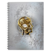 Stoomstijl hoofd met manometer notitieboek (Voorkant)