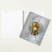 Stoomstijl hoofd met manometer planner (Display)