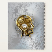 Stoomstijl hoofd met manometer planner (Achterkant)