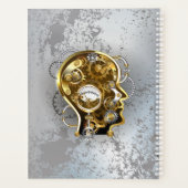 Stoomstijl hoofd met manometer planner (Achterkant)