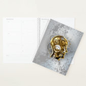 Stoomstijl hoofd met manometer planner (Display)