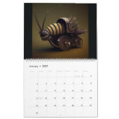 Stoomstijl Insecten Kalender 2027 (Jan 2027)
