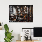 Stoomstijl - Kamer - Stoomstijl Studio Poster (Thuiskantoor)