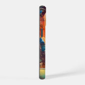 Stoomstijl Kat I iPhone 15 Case (Rechterkant)