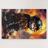 Stoomstijl Kat II Legpuzzel (Horizontaal)