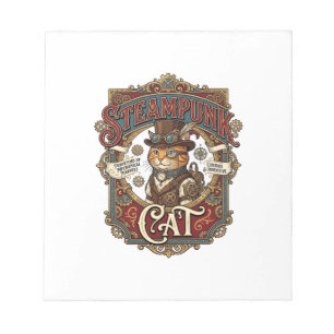 Stoomstijl Kat Kat Stoomstijl Vintage Notitieblok