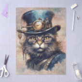 Stoomstijl Kat Tissuepapier (Craft)