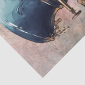 Stoomstijl Kat Tissuepapier (Detail)