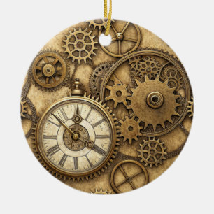 Stoomstijl Kerst Ornament