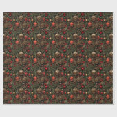 Stoomstijl kerstcadeaupapier cadeaupapier (Vlak)