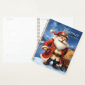 Stoomstijl Kerstman – Vintage Kerstavontuur Planner (Display)
